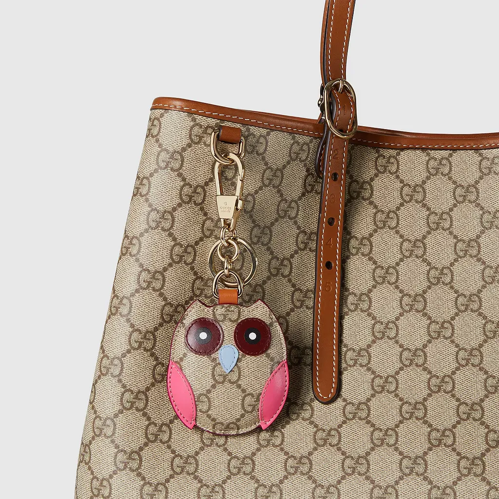 Owl-Shaped Bag Charm