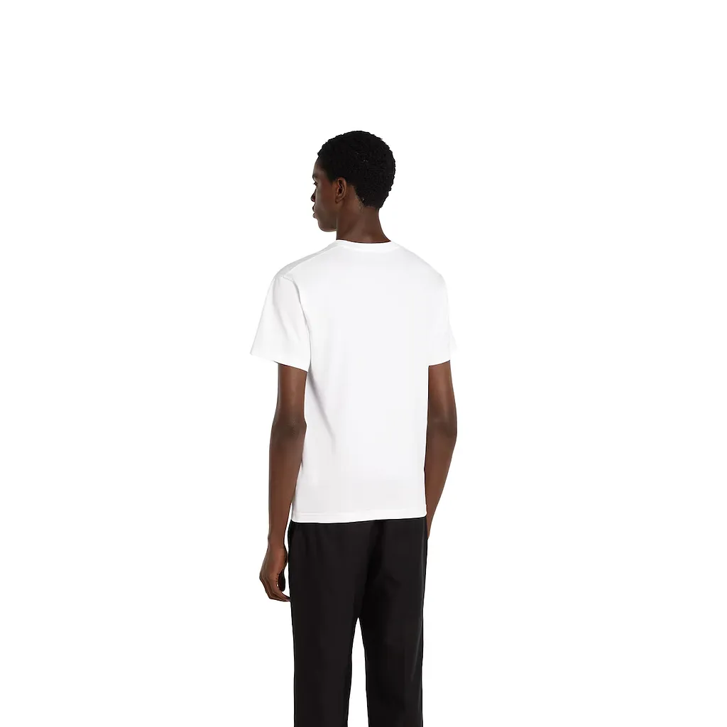 Cotton Jersey T-Shirt With Print