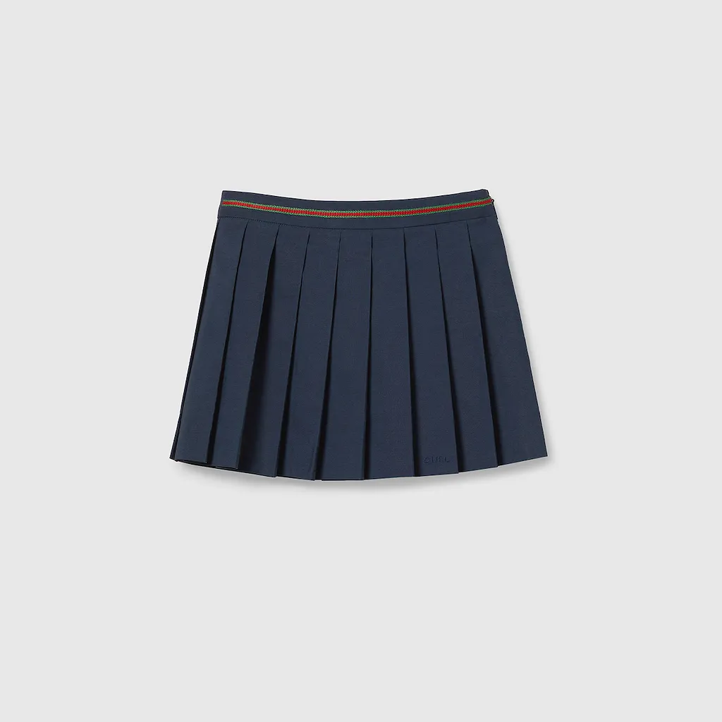 Children's Embroidered Cotton Skirt