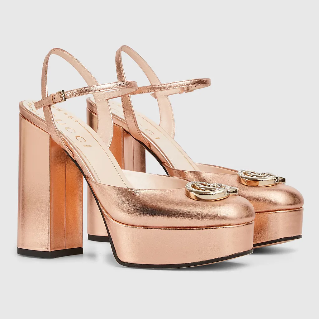 Platform Pump With Double G