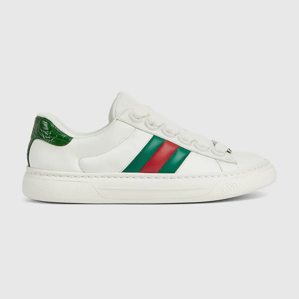 Gucci Ace Trainer With Web
