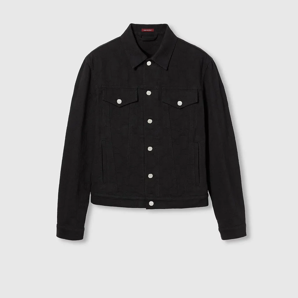 Gg Denim Jacquard Jacket