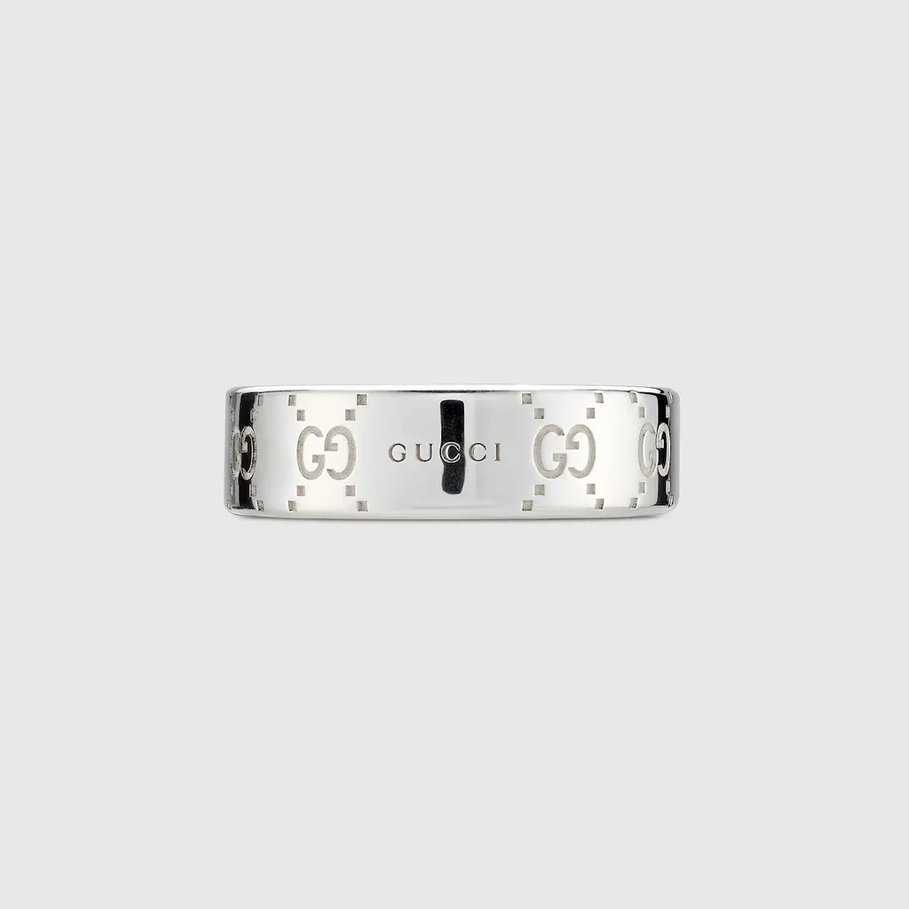 Gucci Signature Gg Wide Ring