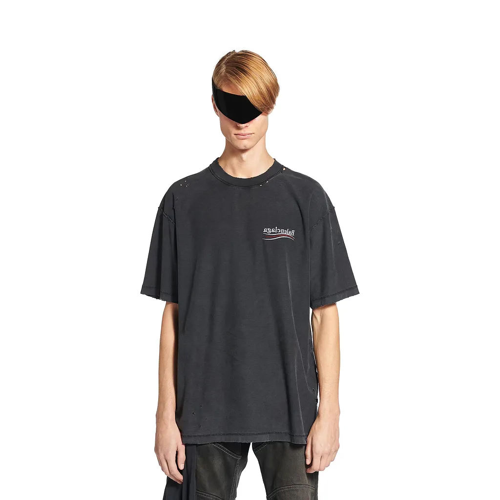 Political Campaign Inside-Out T-Shirt Large Fit