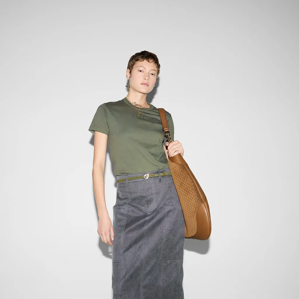 Embroidered Cotton Jersey T-Shirt