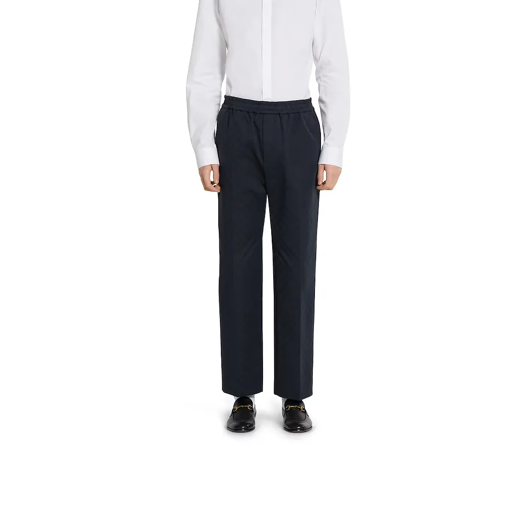 Gg Cottton Gabardine Pant