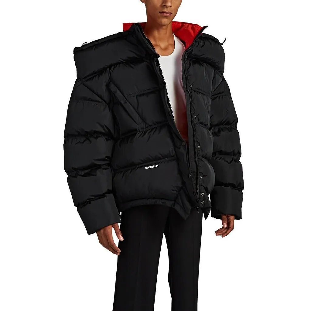 Upside Down Parental Advisory Puffer