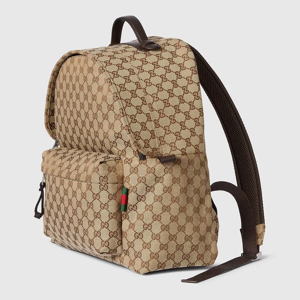 Gg Canvas Medium Backpack