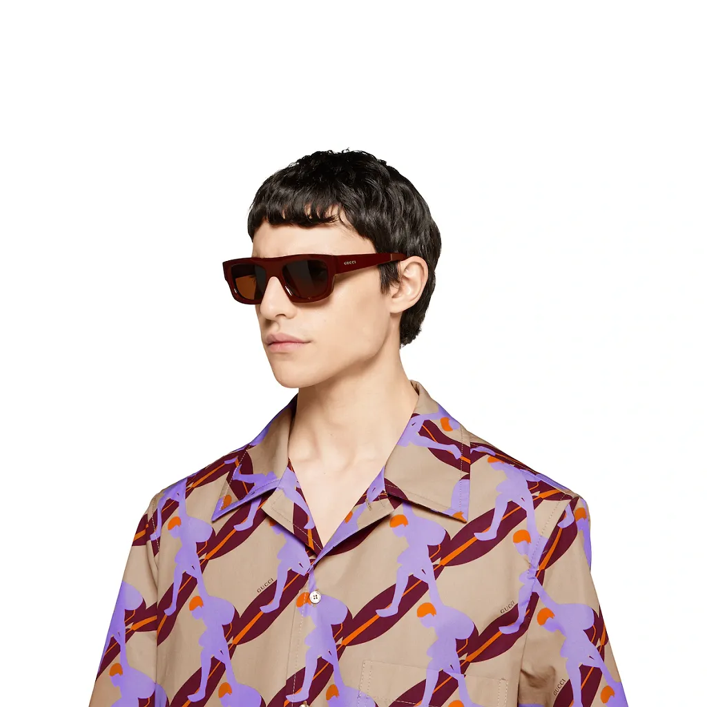 Printed Light Cotton Poplin Shirt