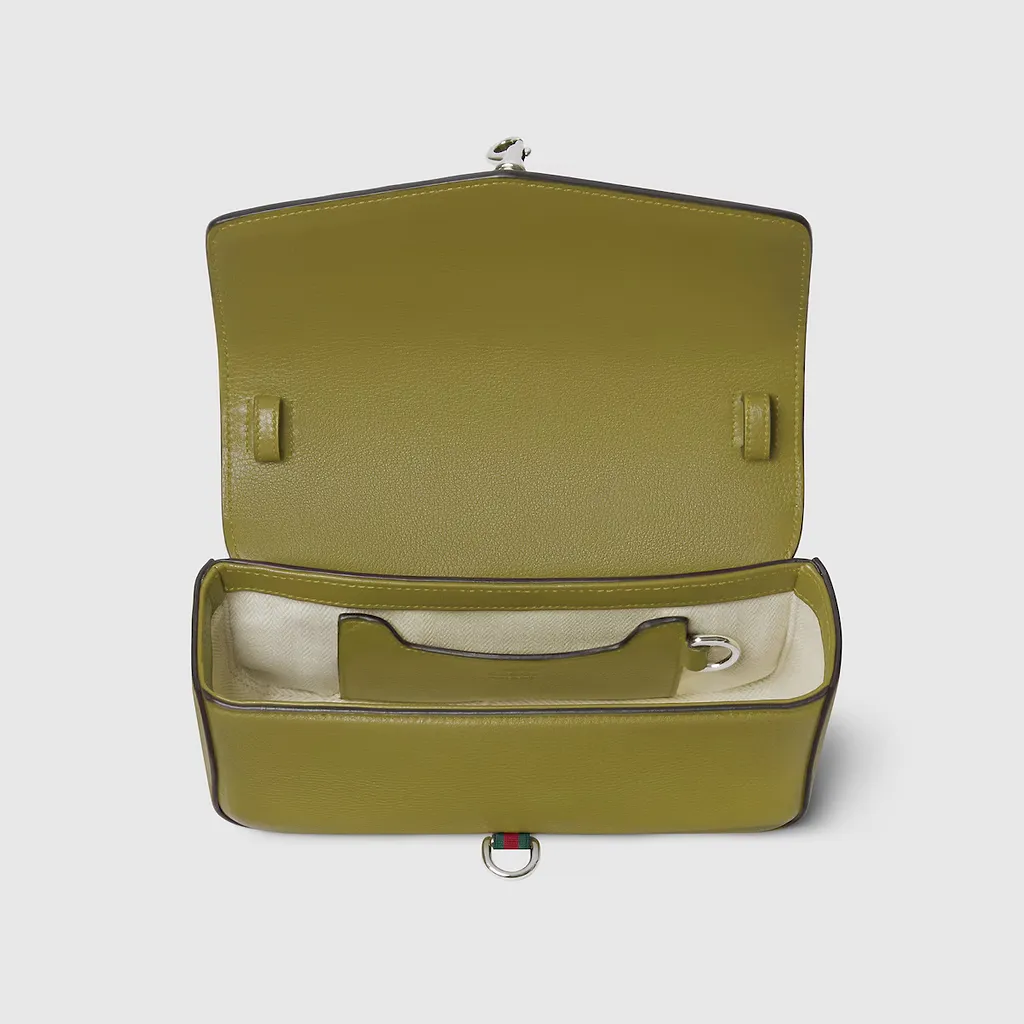 Small Crossbody Bag With Hook Closure
