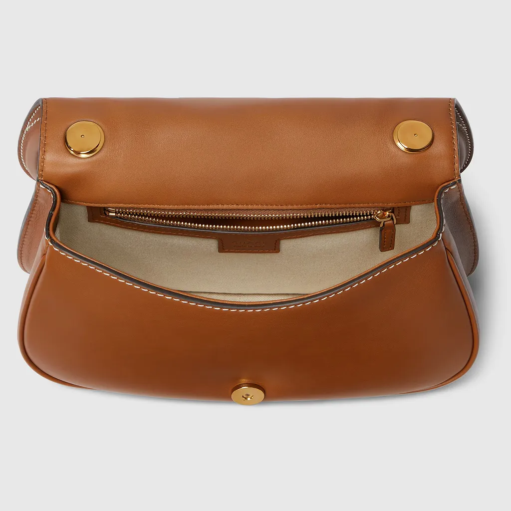 Gucci Blondie Woven Medium Top Handle Bag