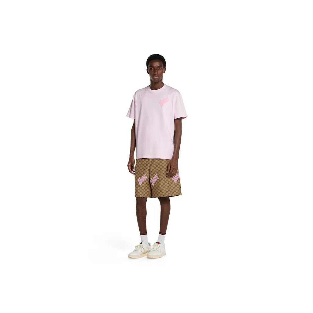 Cotton Jersey T-Shirt With Gucci Logo