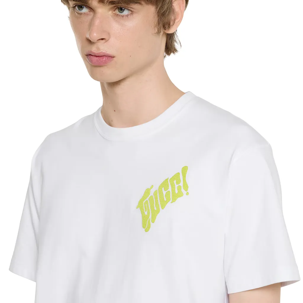 Cotton Jersey T-Shirt With Gucci Logo