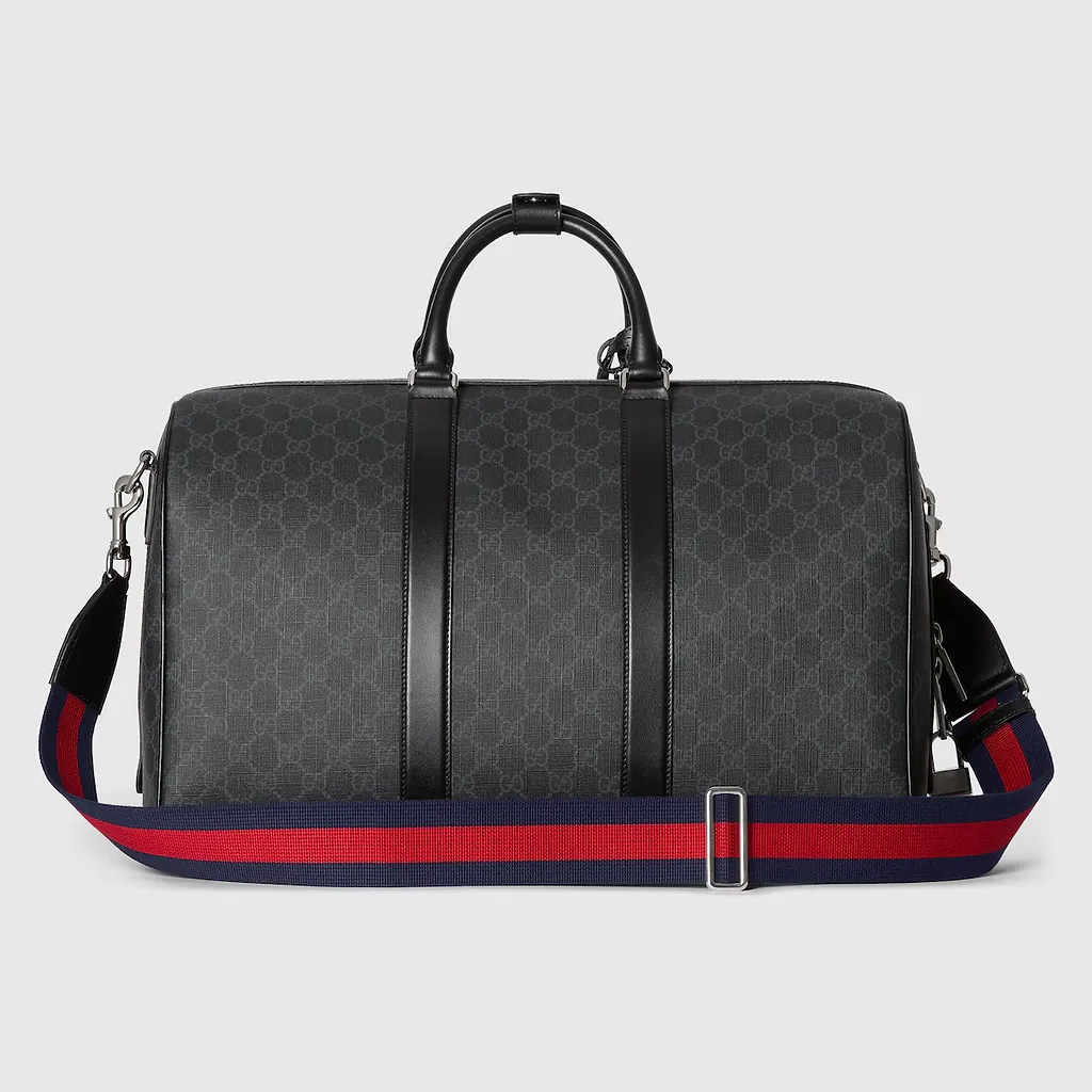 Gg Black Medium Duffle Bag