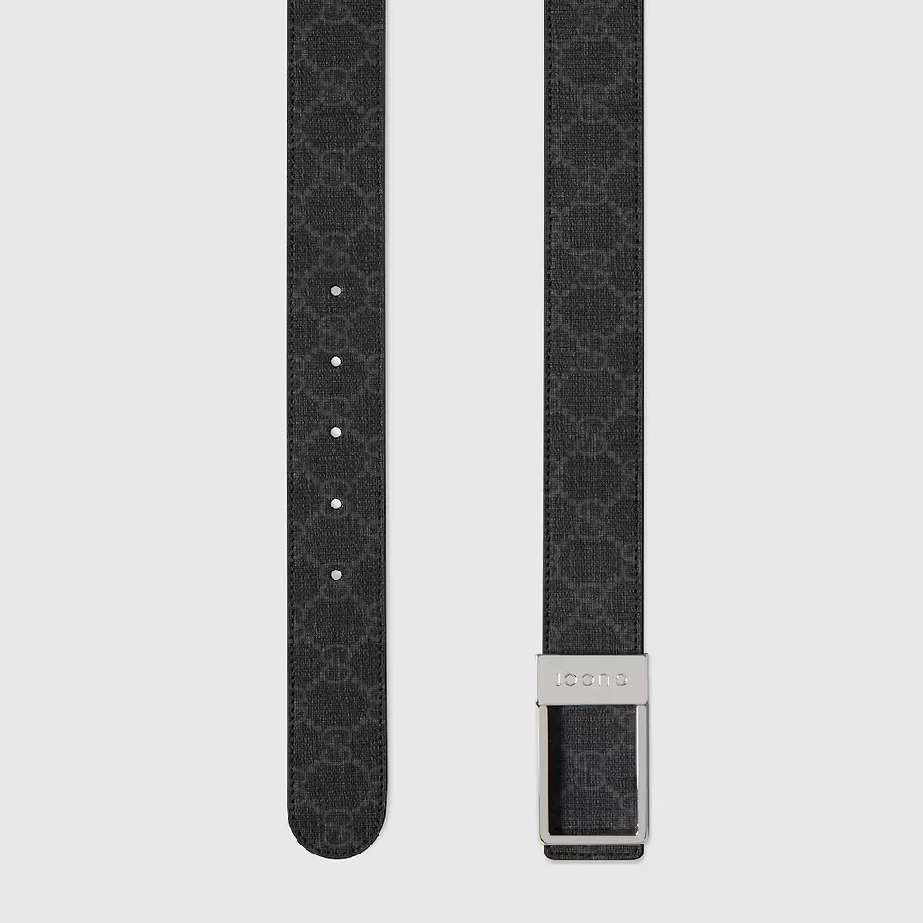Reversible Belt With Rectangular Buckle