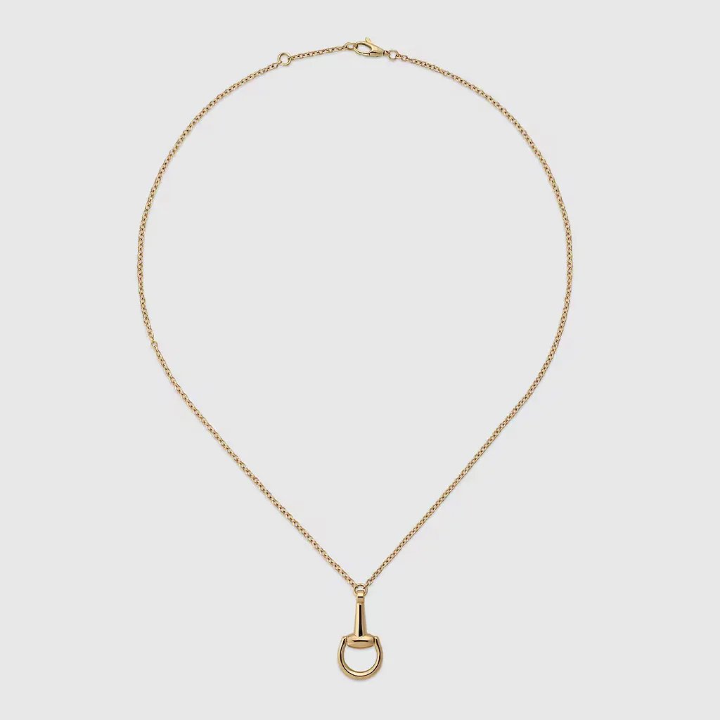 Gucci Horsebit 18K Chain Necklace