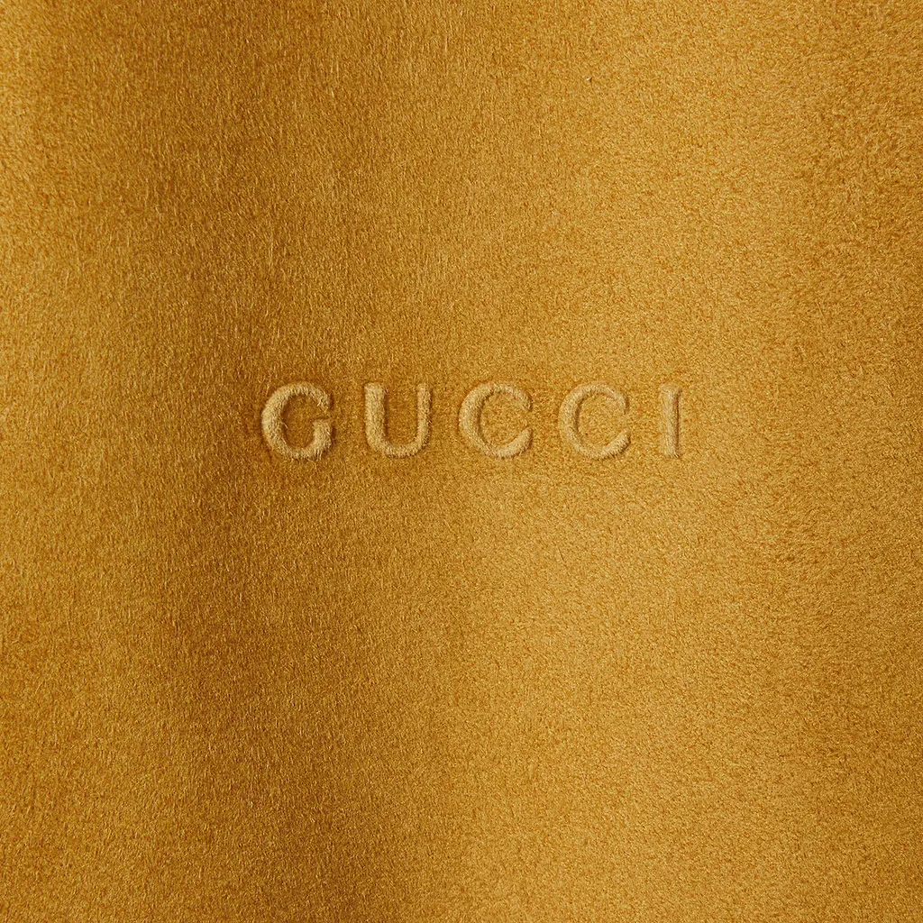 Suede Zip Sweatshirt With Embossed Logo