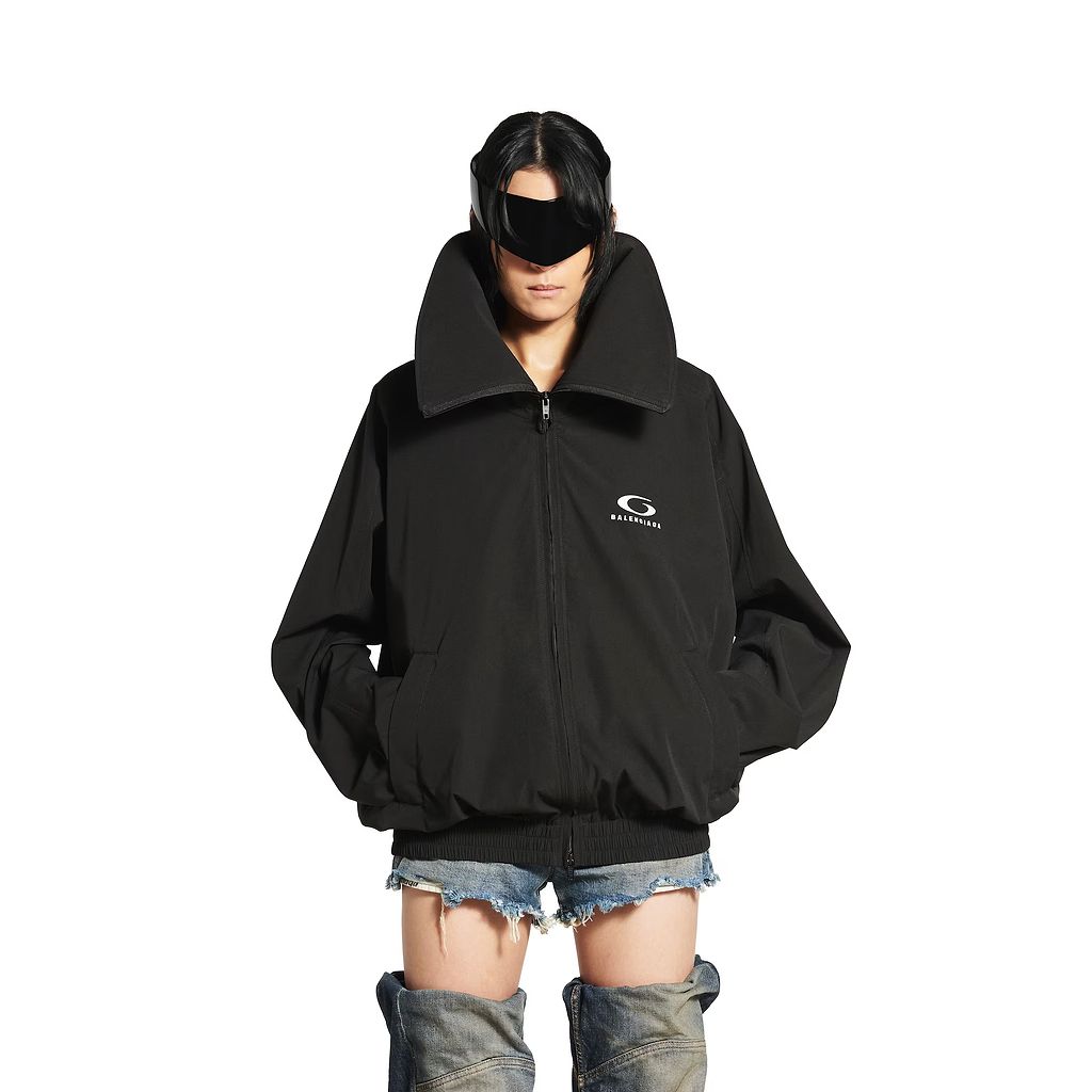 High Collar Tracksuit Jacket