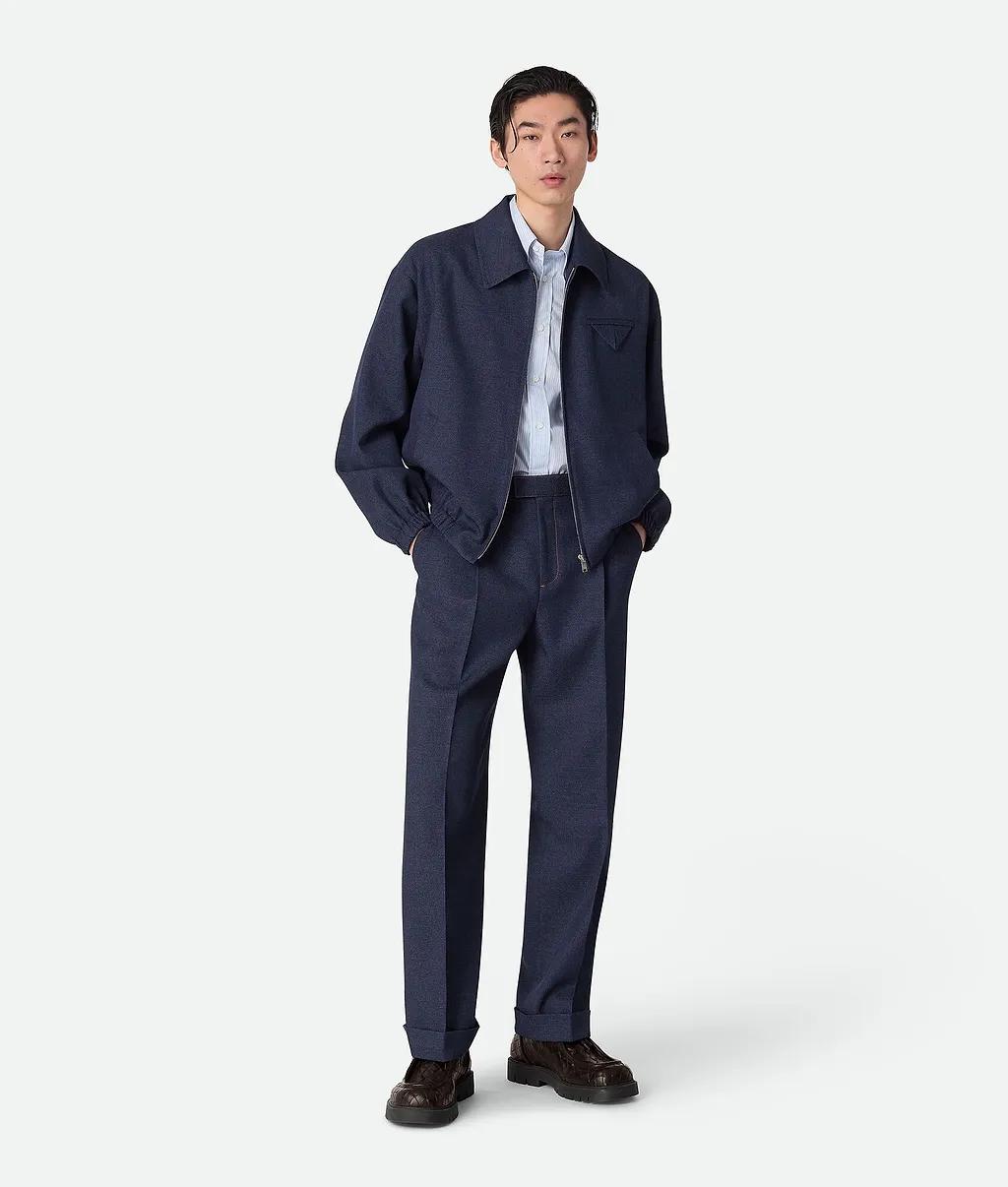 Melange Wool Blouson