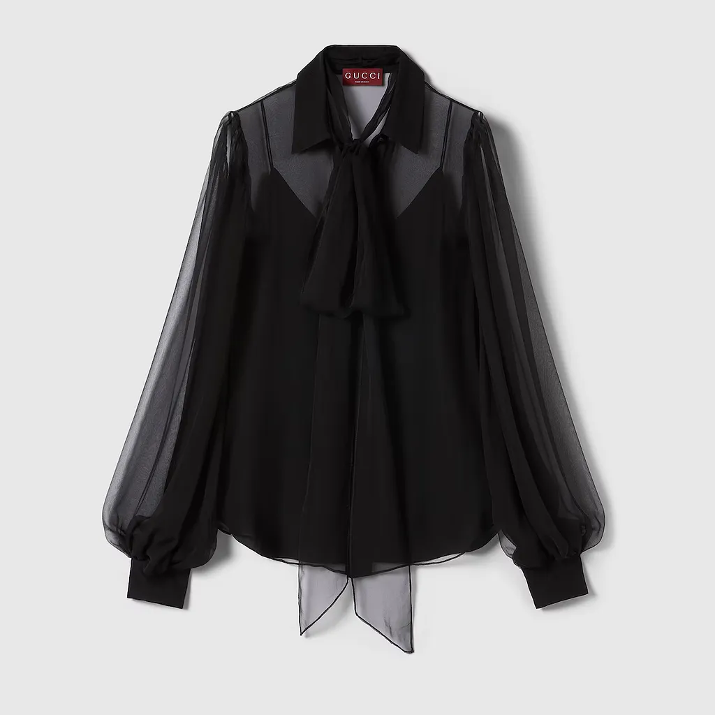 Silk Chiffon Shirt
