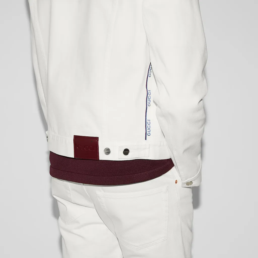 Denim Jacket With Gucci Selvedge