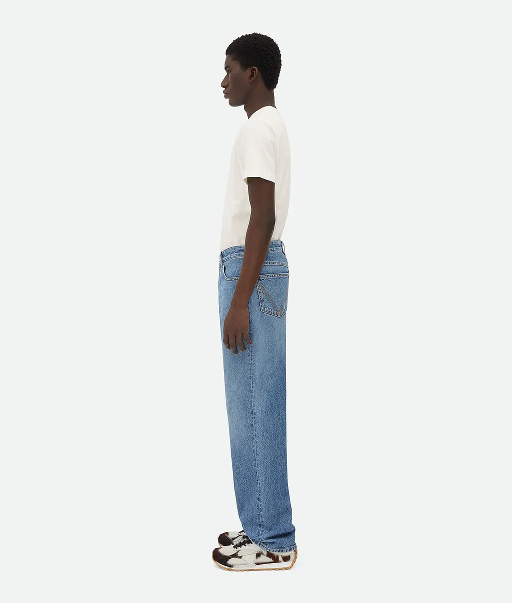 Vintage Indigo Straight Jeans