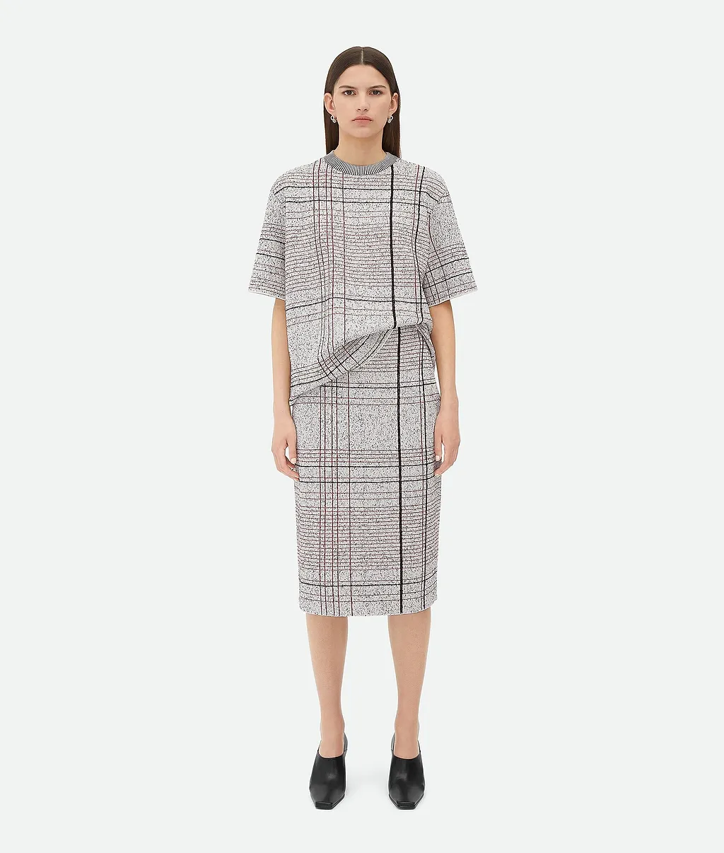 Notebook Cotton Viscose Jacquard Skirt
