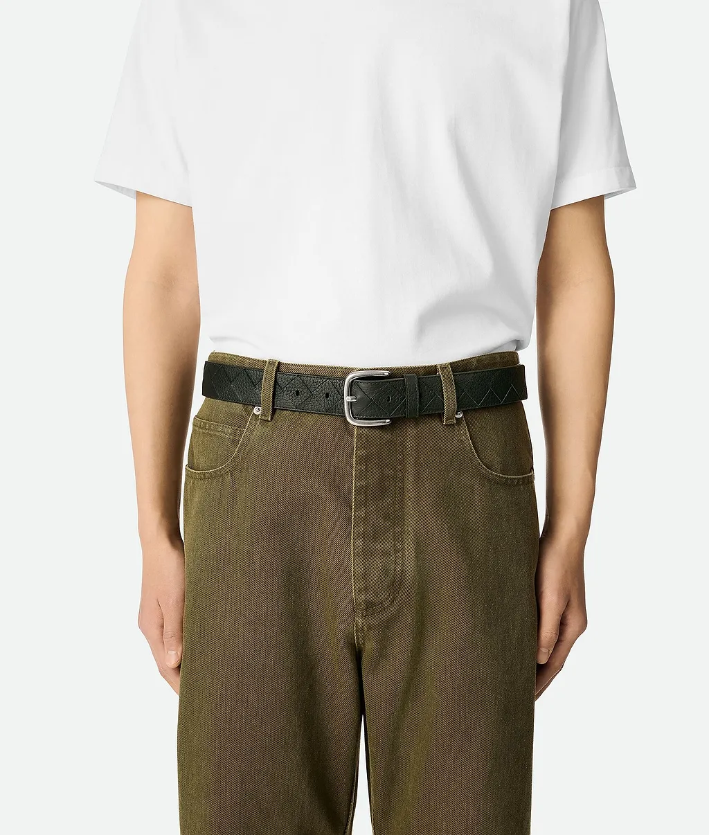 Intrecciato Taurillon Belt