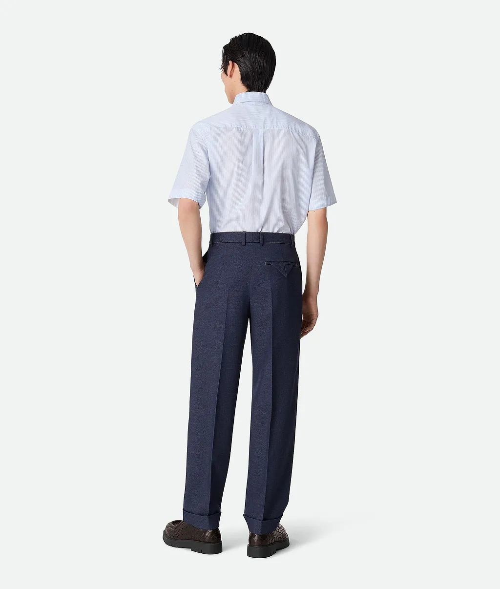 Melange Wool Drill Pants