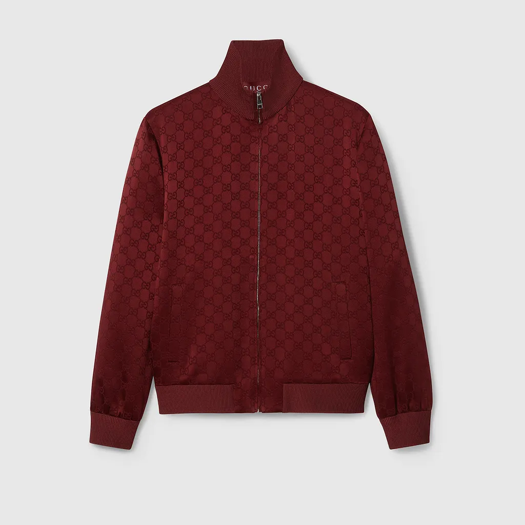 Gg Jacquard Zip Jacket