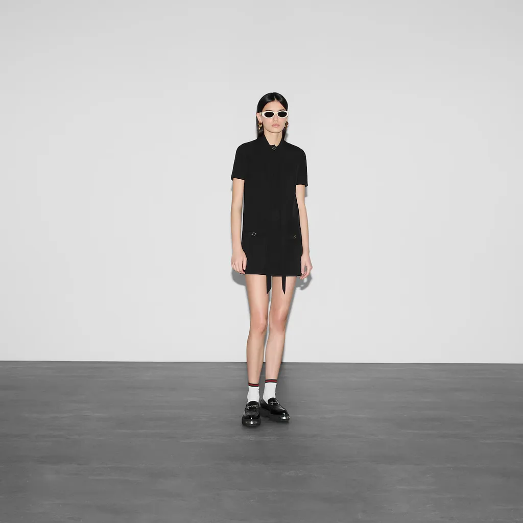 Viscose Silk Cady Dress