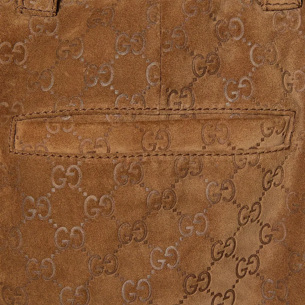 Gg Suede Shorts