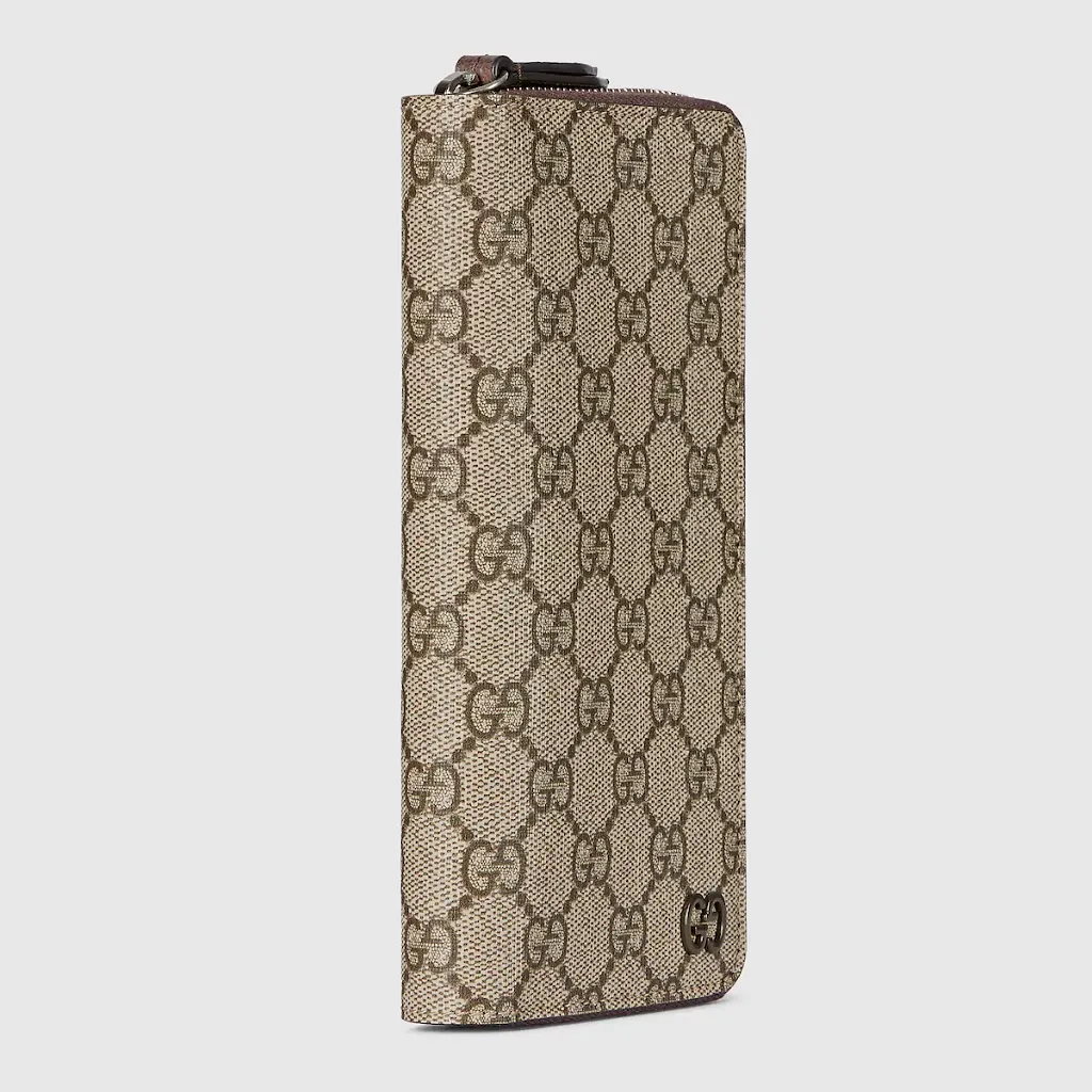 Bi-Colour Zip Around Wallet