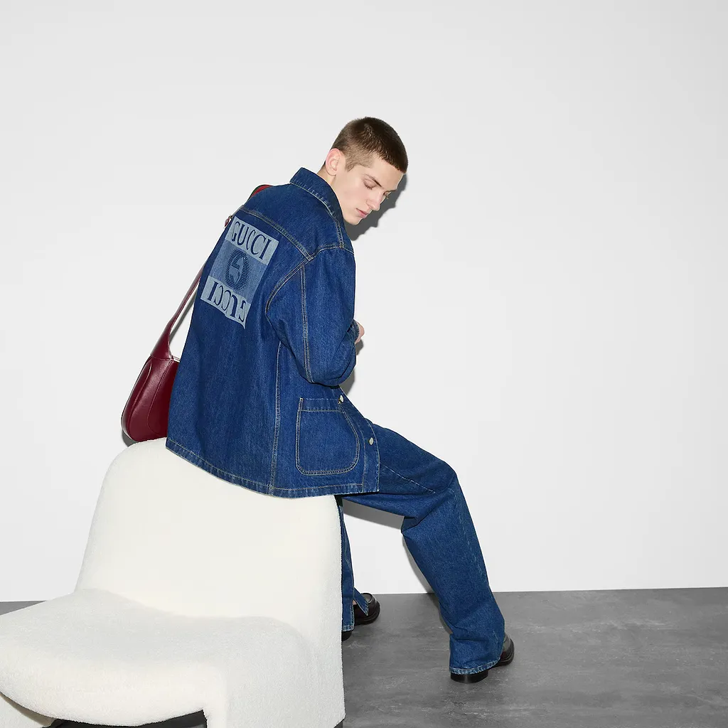 Lasered Denim Jacket