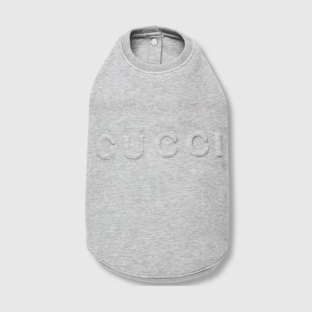Embossed Cotton Pet Sweatshirt