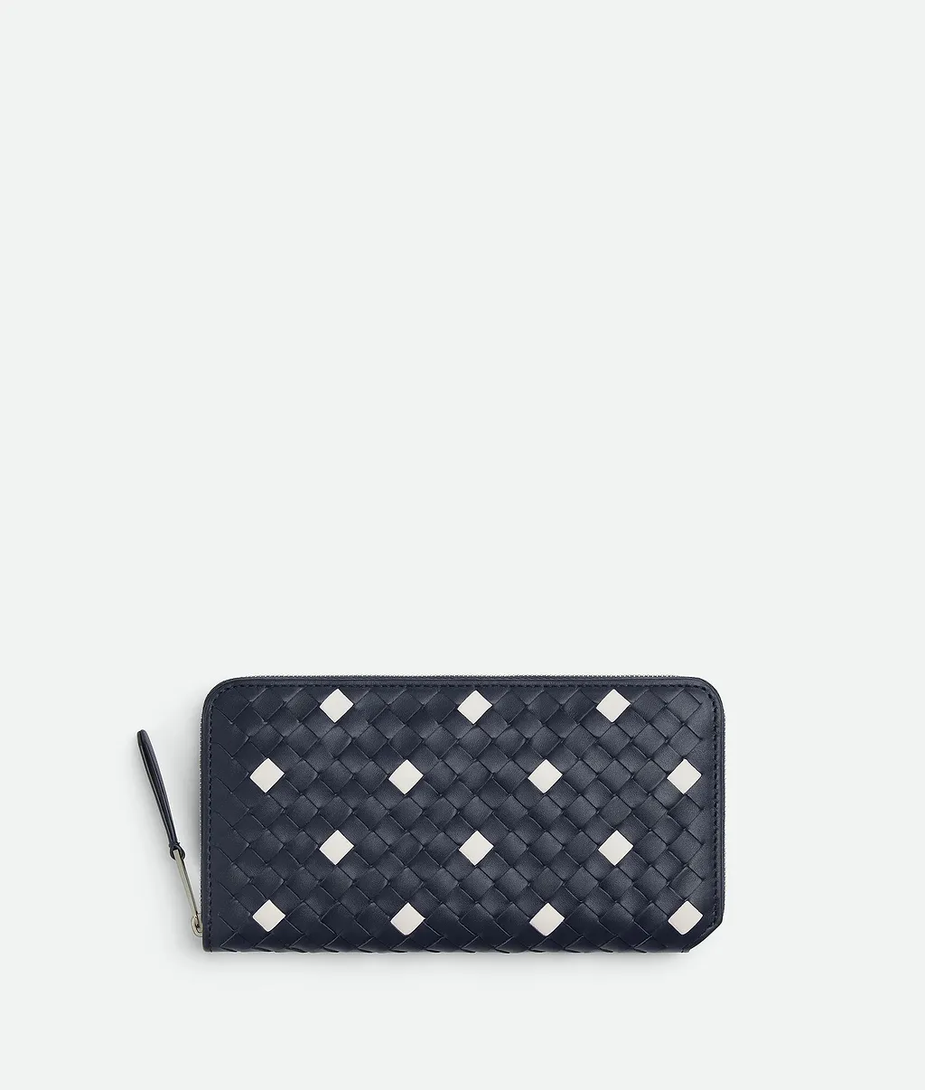 Intrecciato Piccolo Zip Around Wallet