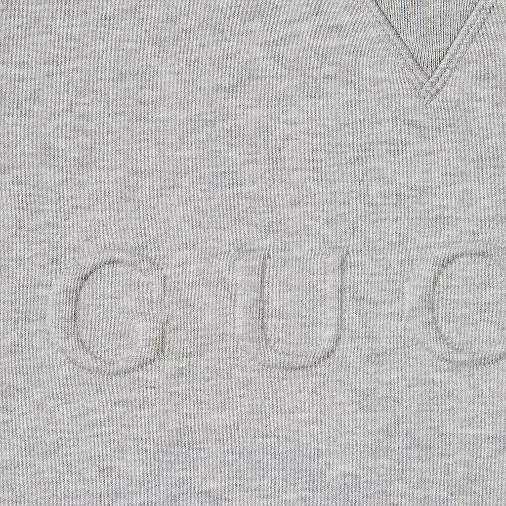 Cotton Jersey Embossed Sweatshirt