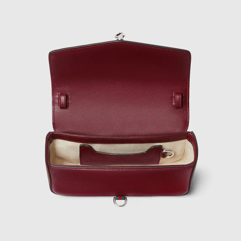 Small Crossbody Bag With Hook Closure