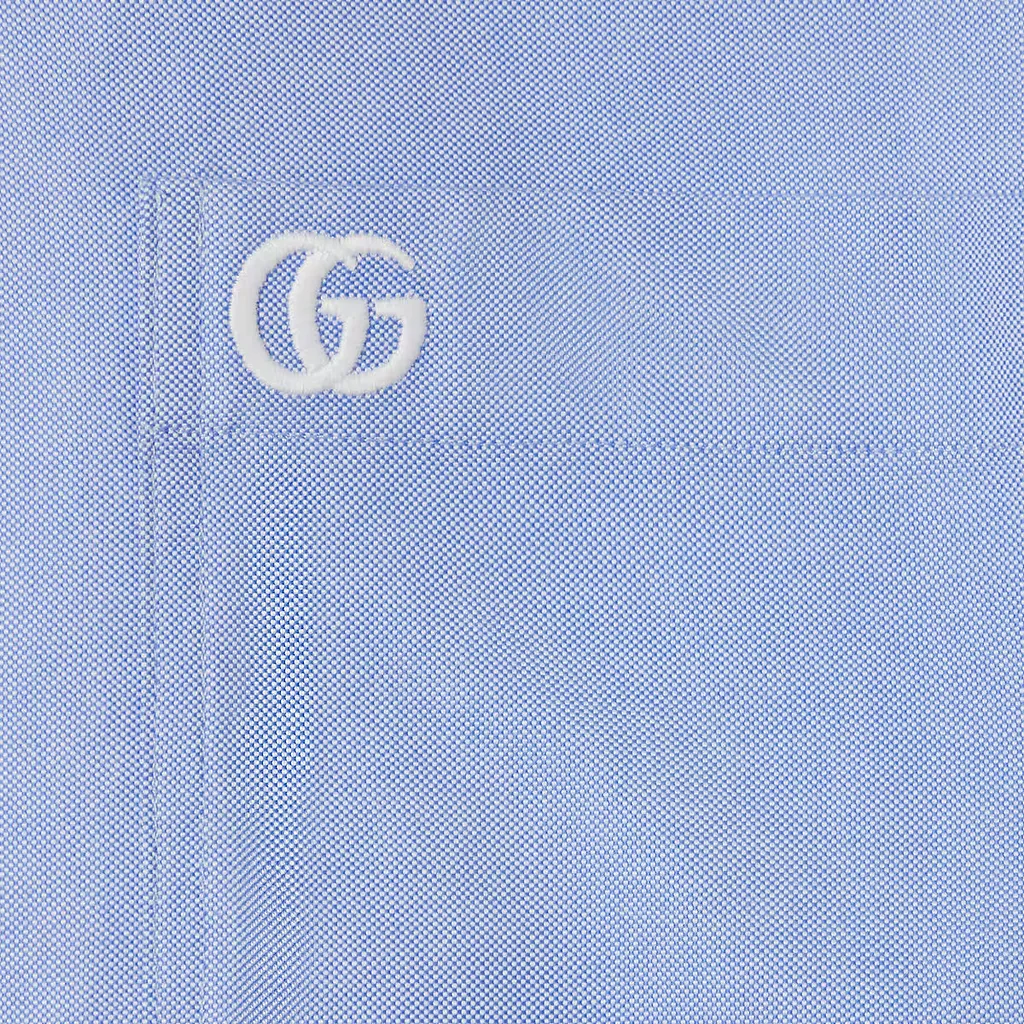 Embroidered Oxford Cotton Shirt