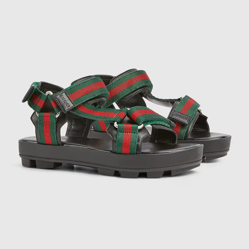 Children's Sandal With Web