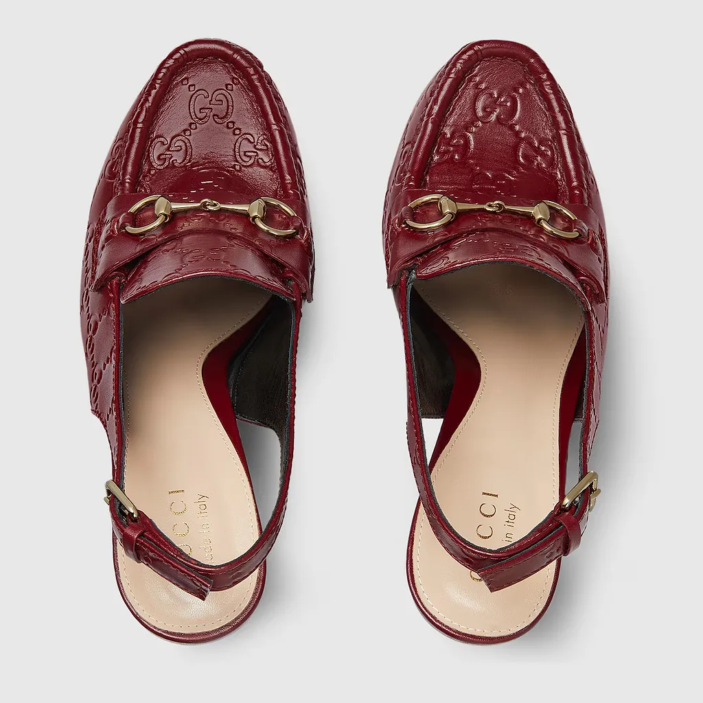 Horsebit Platform Loafer Slingback