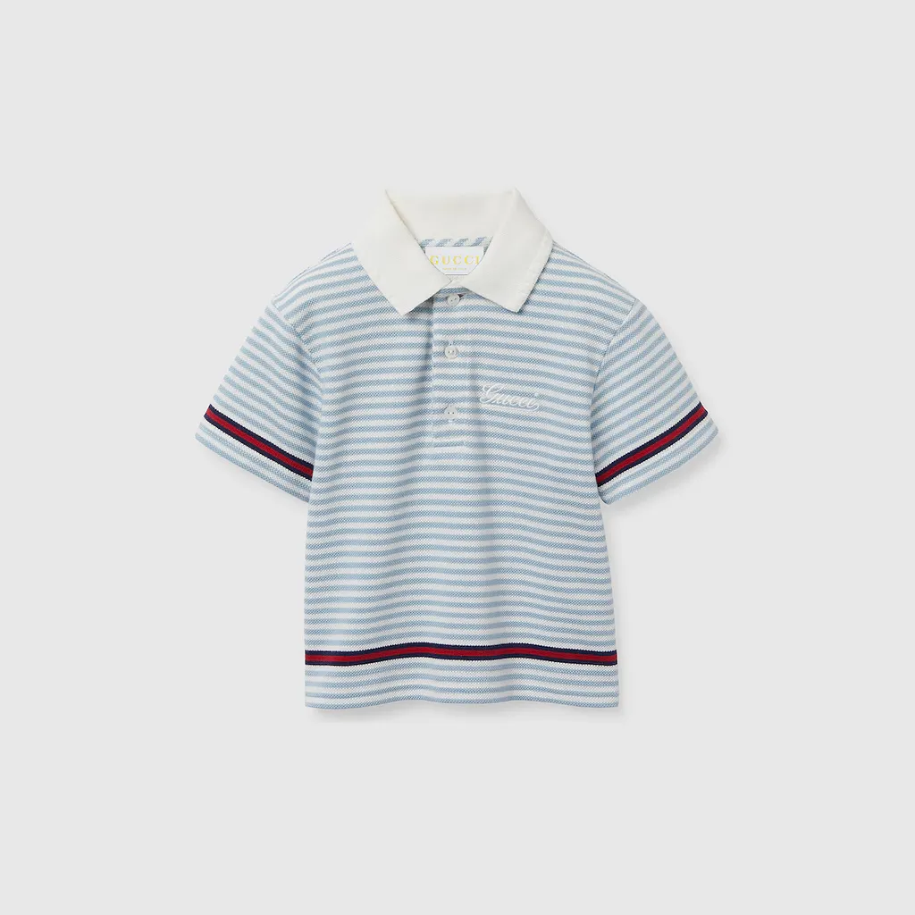 Baby Embroidered Cotton Polo Shirt