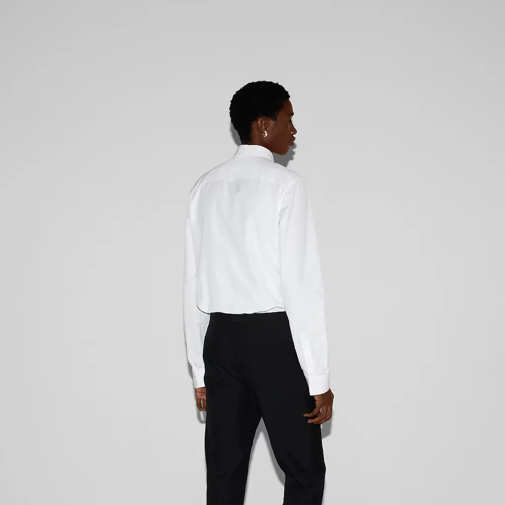 Embroidered Cotton Poplin Shirt