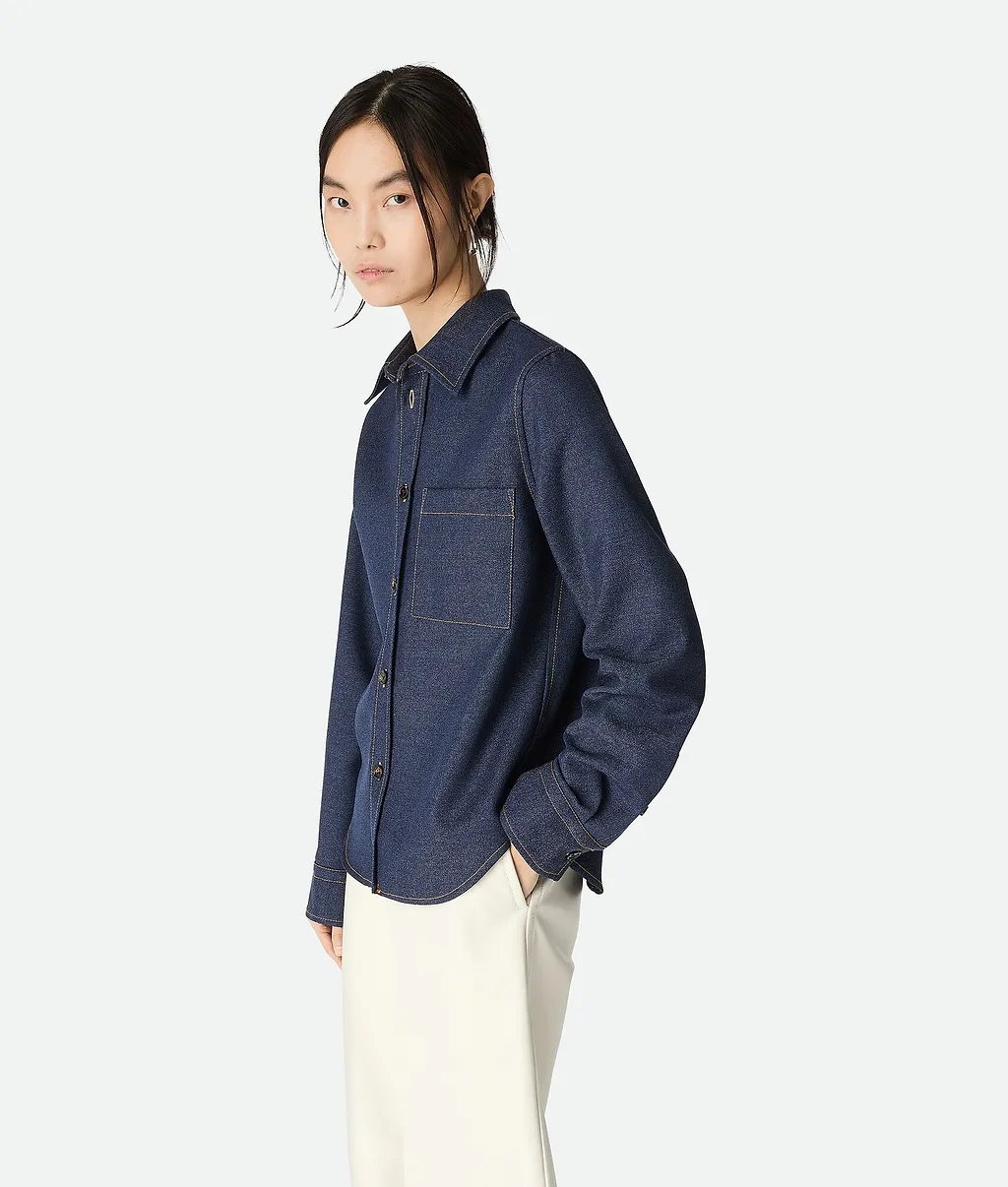 Melange Wool Shirt