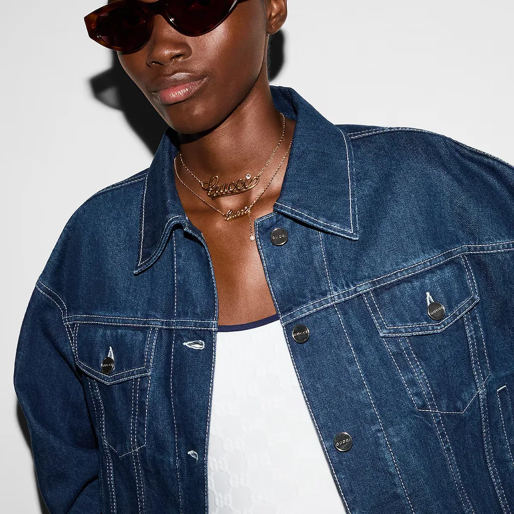 Relaxed Cropped Fit Denim Jacket