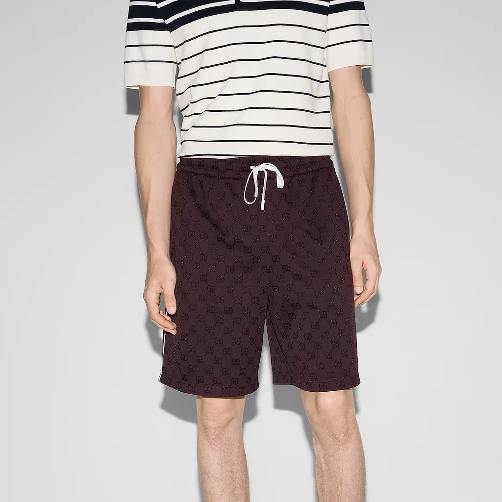Gg Nylon And Cotton Shorts