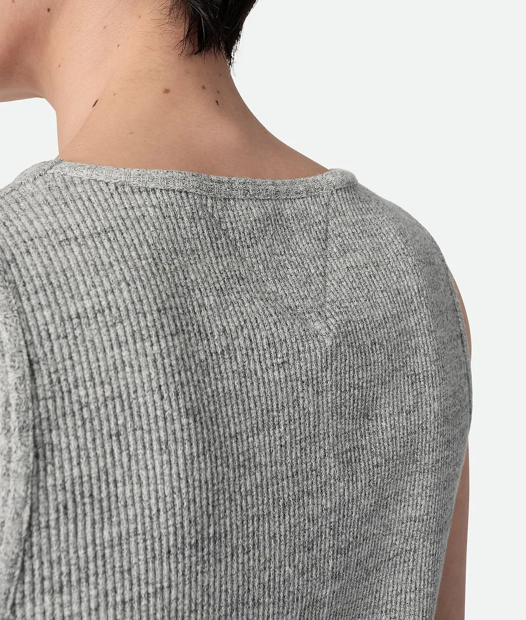 Melange Cotton Rib Tank Top