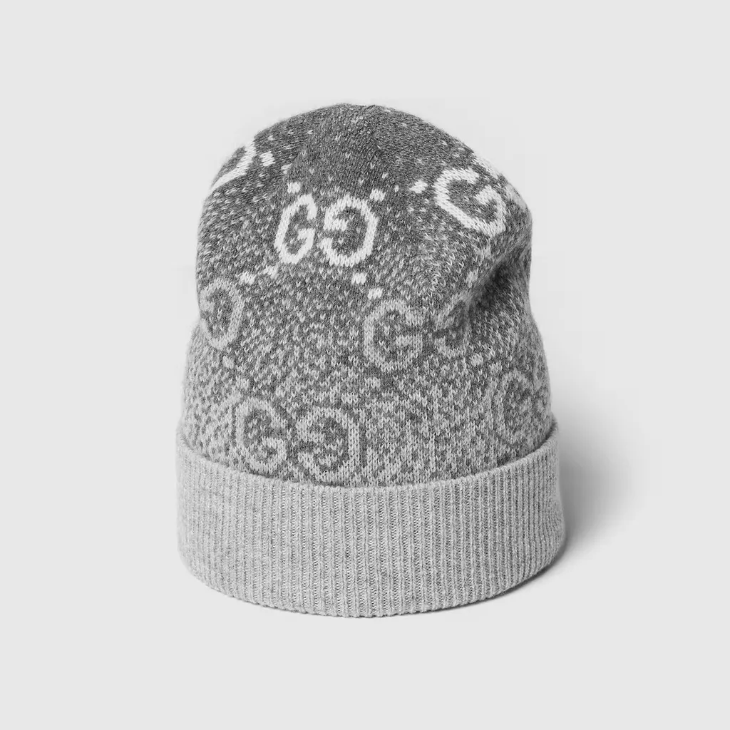 Children's Gg Wool Jacquard Hat