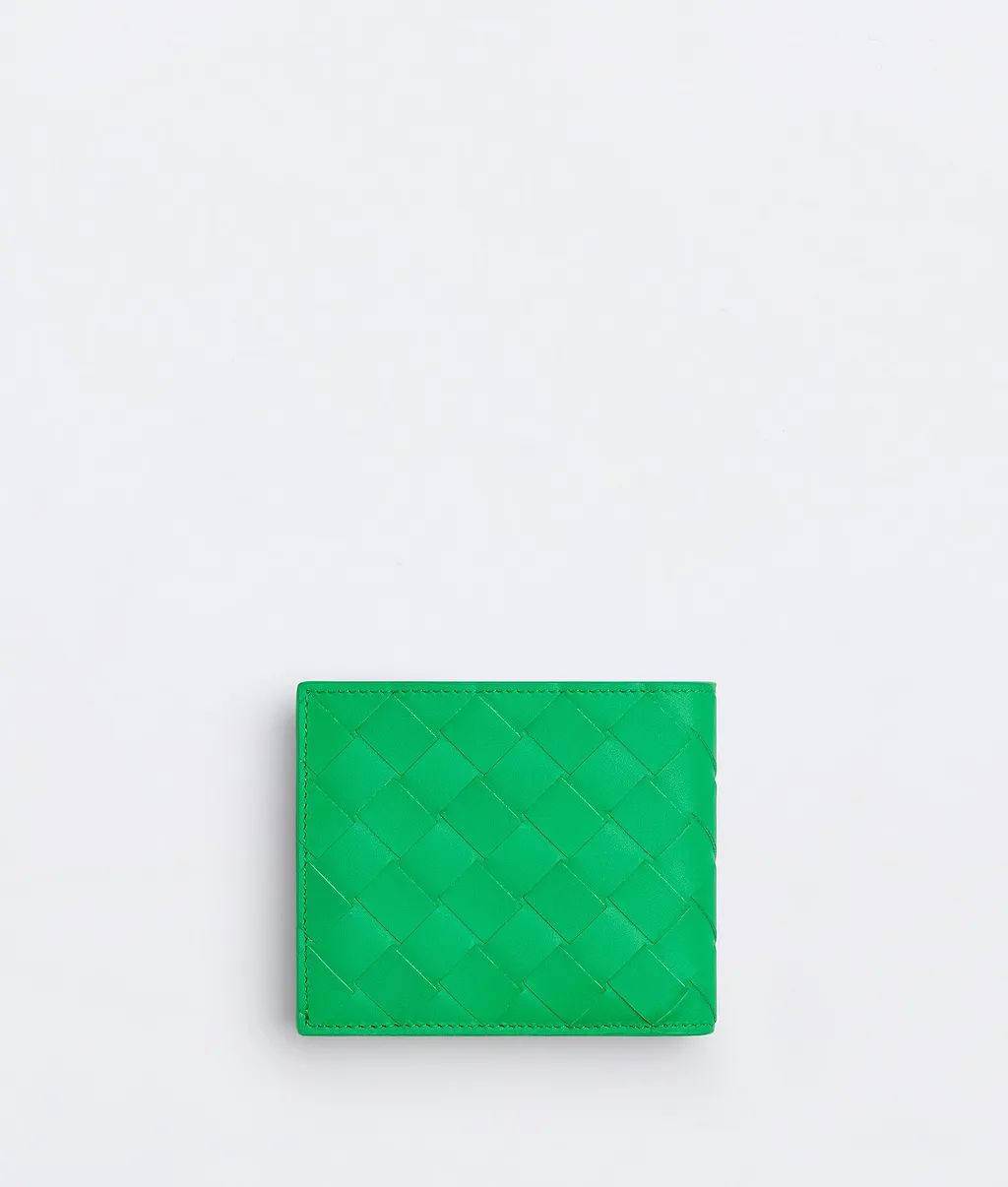 Intrecciato Bi-Fold Wallet With Coin Purse