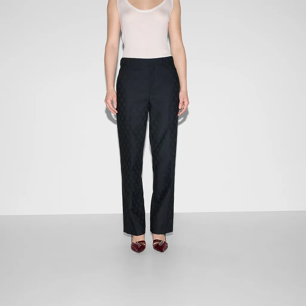 Gg Wool Pant